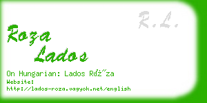 roza lados business card